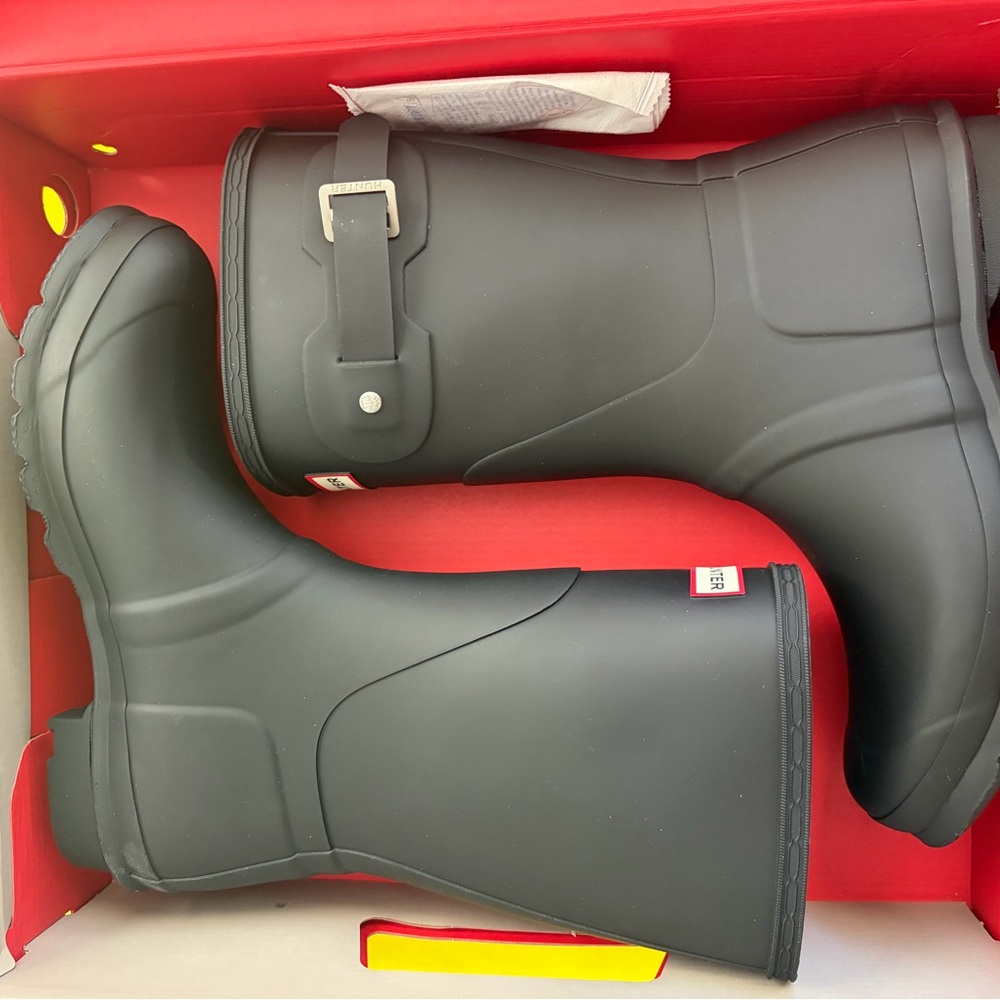 ❤️Hunter
Original Short Back Adjustable Rain Boots
Women's size 9M Black New - Picture 10 of 15